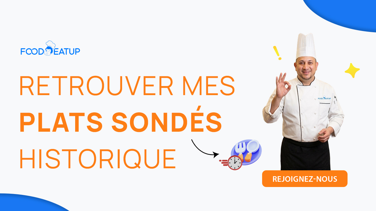 Historique des températures de plats sondés